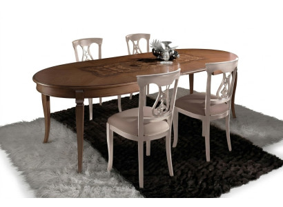 Muebles Mesas Mesa de madera maciza Mesa de comedor de lujo Diseño italiano Muebles Italia