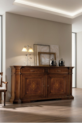 Luxus cómoda alta armario cajoneras buffet armarios madera marrón muebles italianos