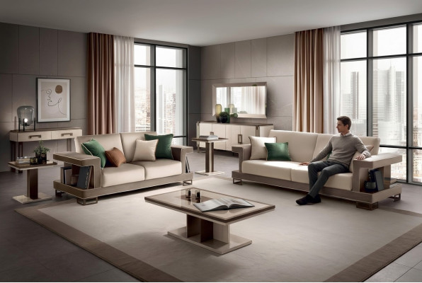 Sofá 3 2 plazas Set Diseño Sofá Tapizado Sofás Moderno Lujo Nuevo