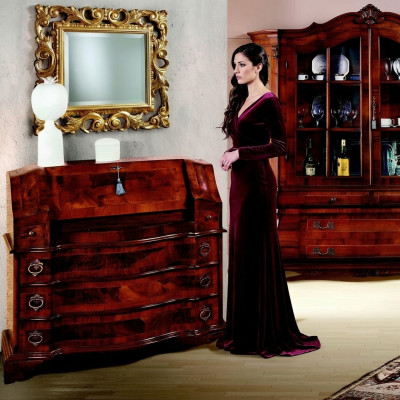 Cómoda Diseño Cómodas Armario Madera Aparador Consola Gabinetes Muebles Marrón Nuevo