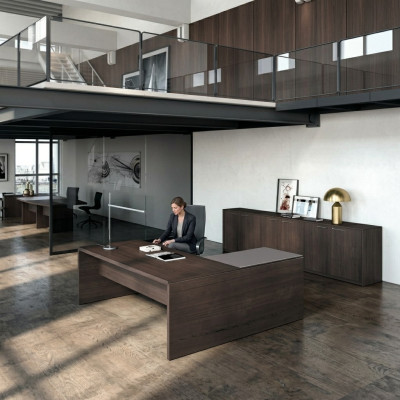 Rincón escritorio Mesa de ordenador Oficina Consultorio Muebles Mesas Mobiliario Frezza Sofás.