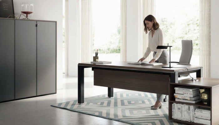 Muebles de oficina, escritorio de oficina con cajón, escritorio de computadora, escritorio para portátil, mesas, muebles.