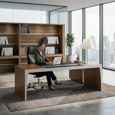 Escritorio de oficina italiano, escritorio italiano, muebles italianos, muebles de computadora, mesas.