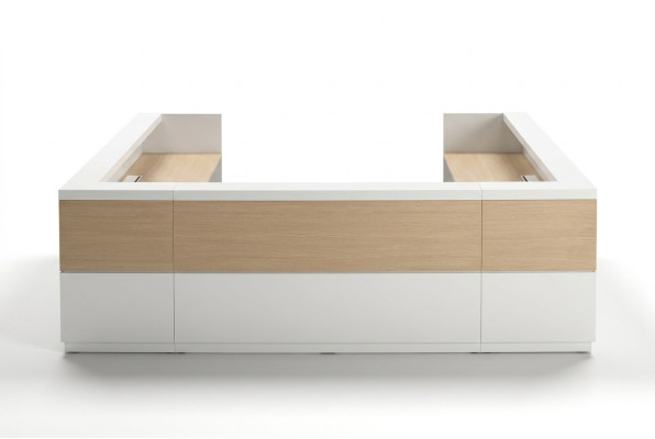 Mostrador de recepción Muebles de oficina Recepción Mesa de recepción Mostrador Recepción Muebles Italia