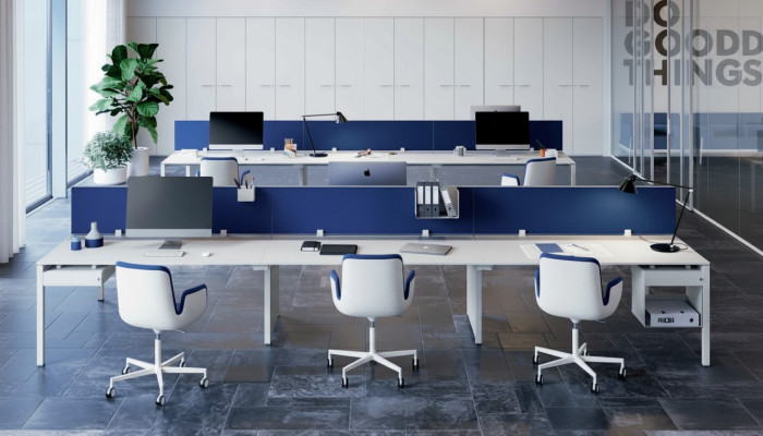 Mesa de trabajo Contador 6 personas Mesa de oficina Estudio Muebles de oficina Mesa Mesas