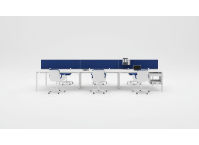 Mesa de trabajo Contador 6 personas Mesa de oficina Estudio Muebles de oficina Mesa Mesas