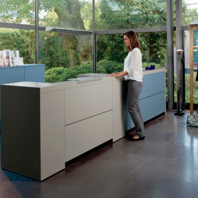 Muebles de oficina mostrador mesas de recepción mostrador mesa recepción oficina práctica.