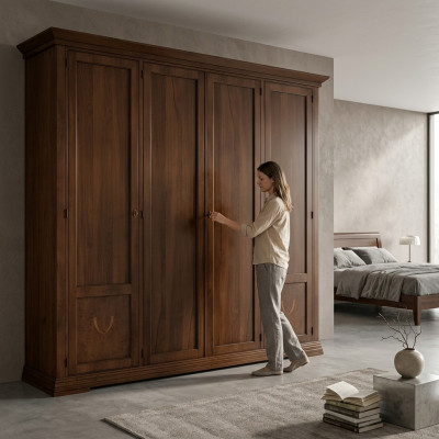 Armarios Estilo Muebles Dormitorio Casa de Campo Armario Ropero Sala Nuevo