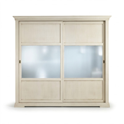 Armario de lujo Muebles italianos Armario de dormitorio Armario de madera maciza