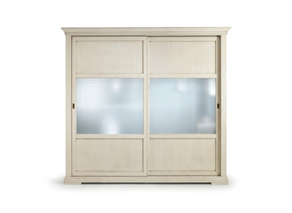 Armario de lujo Muebles italianos Armario de dormitorio Armario de madera maciza
