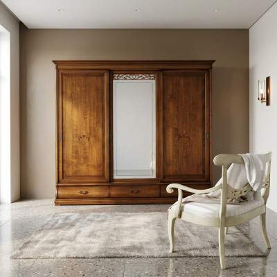 Armario de ropa Diseño de armarios Armarios con espejo Muebles Decoración Vaccari cav giovanni