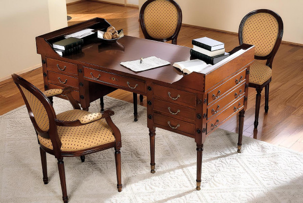 Mesa con silla Escritorio de madera Escritorio con cajones Mesa de trabajo 2 piezas