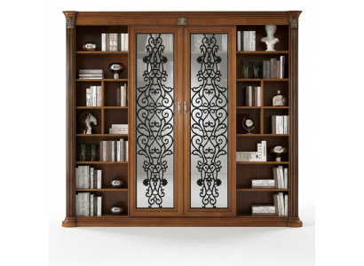 Mueble de televisión librería mural de madera maciza madera real Nuevo