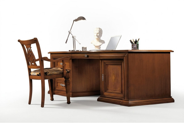 Mesa de escritorio de diseñador Muebles de oficina Escritorios de madera maciza Mesas Italia