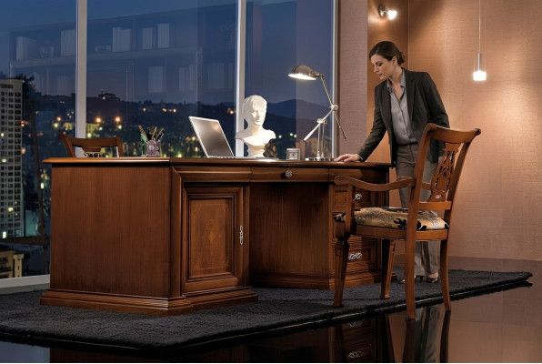 Escritorio Silla Mesas Estudio Mesa Oficina Conjunto de 2 piezas de mesa maciza