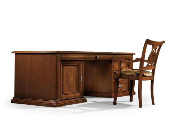 Escritorio Silla Mesas Estudio Mesa Oficina Conjunto de 2 piezas de mesa maciza