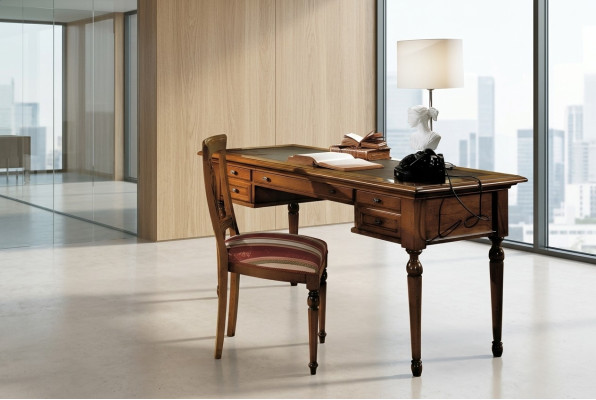 Mesa Secretaria Escritorio Escritorios Muebles italianos Oficina Madera Mesas
