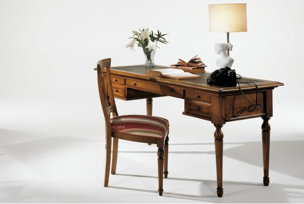 Mesa Secretaria Escritorio Escritorios Muebles italianos Oficina Madera Mesas