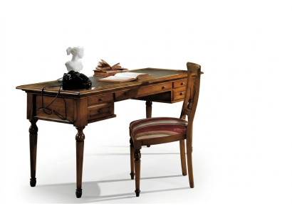 Escritorio Secretario Muebles italianos Mesa Silla Conjunto Oficina 2 piezas Escritorios