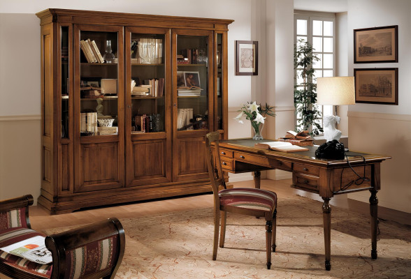 Mesa de oficina de madera, silla, estantería, escritorio, estante, armarios, conjunto de 3 piezas, nuevo.