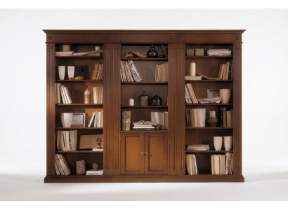 Armario de salón de lujo, librería de madera, armario de oficina, gabinetes, vitrina de Italia.