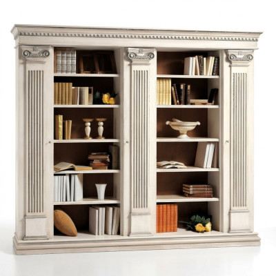 Armario de sala, estantería, madera, armario de oficina, estante, armarios, vitrina, Italia.