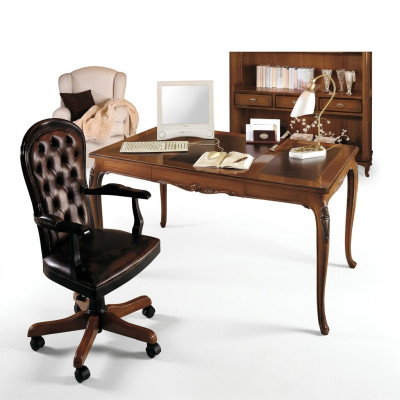Mesa Escritorio Secretaria Escritorios Muebles italianos Oficina Madera Mesas