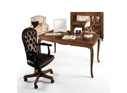 Mesa Escritorio Secretaria Escritorios Muebles italianos Oficina Madera Mesas