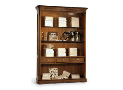 Estantería de oficina de madera con cajones, diseño de muebles de oficina nuevos.