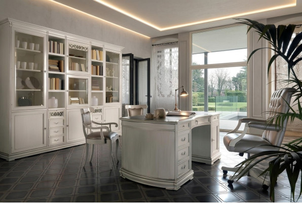 Muebles de oficina italianos, mobiliario de mesa, escritorio de madera maciza, mesas nuevas
