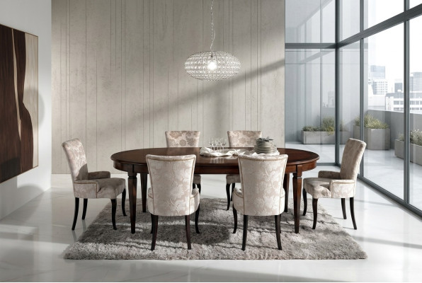 Mesa de comedor Conjunto Muebles de comedor Grupo de mobiliario Mesa + 6 sillas Juego de 7 piezas.