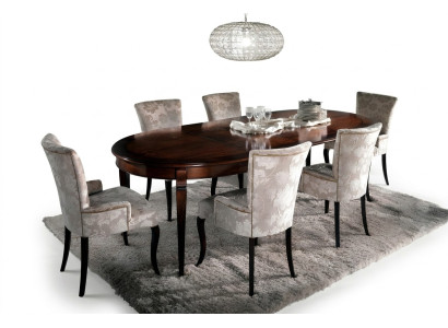 Mesa de comedor Conjunto Muebles de comedor Grupo de mobiliario Mesa + 6 sillas Juego de 7 piezas.