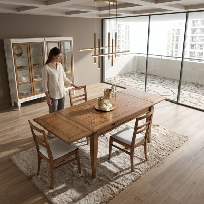 Juego de comedor Conjunto de comedor Mesa + 4 sillas Silla moderna Mesa Mesas conjunto