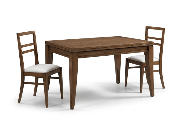 Mesa de comedor de madera natural de estilo retro, mesa de comedor para el comedor y la sala de estar, mesas, muebles de mesa.