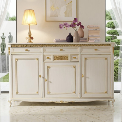 Cómoda aparador aparador aparadores madera maciza armario muebles cómodas blanco.