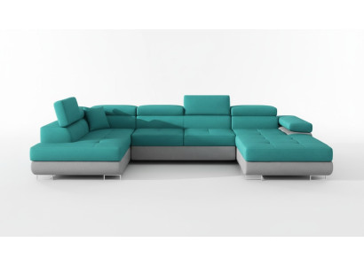 Tela en forma de U Sofá Esquinero Conjunto de Sofás de Salón Diseño Moderno Sofá Moderno Nuevo