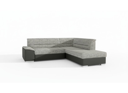 Sofá esquinero de tela en forma de L, sofá, diseño, acolchado, moderno, tela, cojín de asiento, grupo.