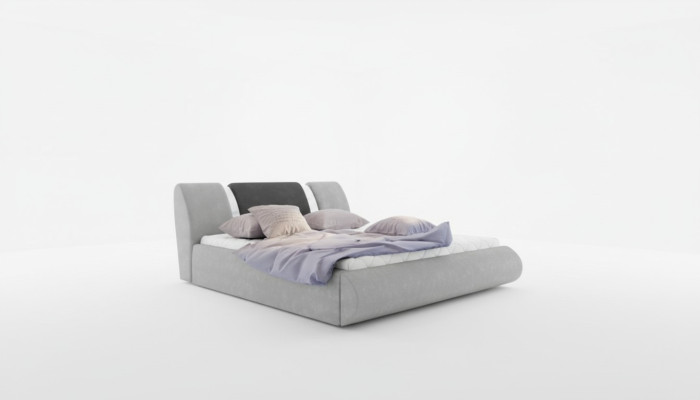 Lujo Dormitorio Cama Decoración Almohada Diseño 180x200cm Doble Hotel Camas