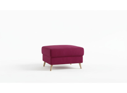 Taburete Pouf Sofá Tapizado Taburete de acompañamiento Reposapiés Otomana Taburete de muebles Rosa