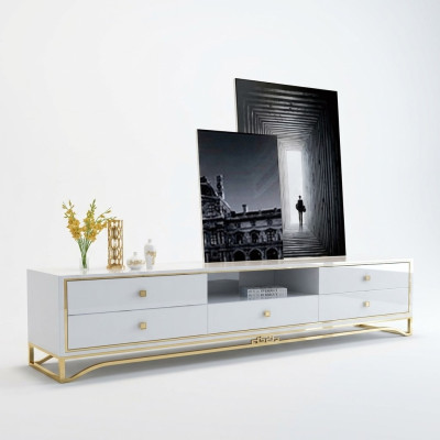 Aparador Armario de TV Mueble bajo Mueble de TV Mesa de televisión