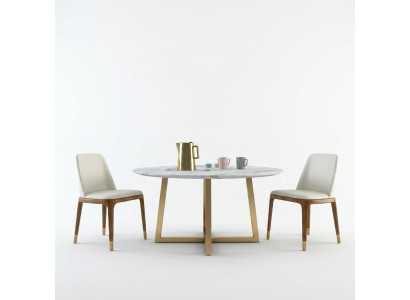 Diseño Mesa Comedor Redonda Metal Mesas Redondas Sala Estar Lujo Oro