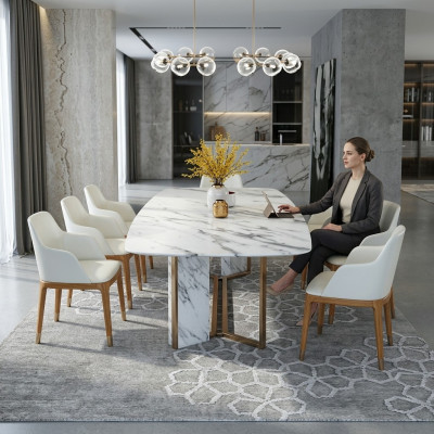 Mesa de comedor, mesas de comedor, mesas de reuniones, mesa, diseño de oficina, mesa de conferencias.
