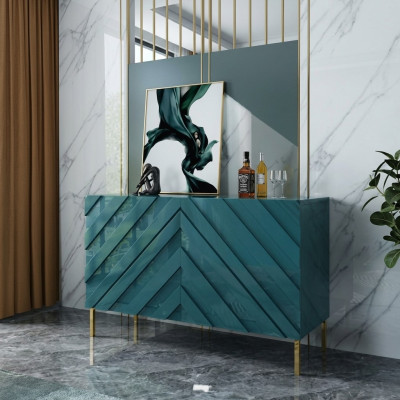 Cómoda Armario Alto Tablero Lateral Bajo Decoración Cómodas Diseñador Noble Lujo