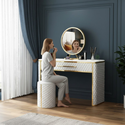 Consola de mesa, tocador, mesas, consola de maquillaje, mesa de dormitorio, escritorio.