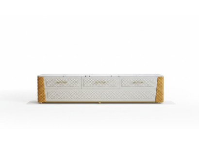 Mueble de TV aparador RTV XXL mesa sala de estar de madera mármol