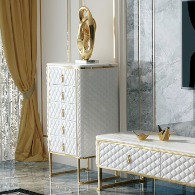 Decorativo cómoda aparador cómodas aparadores 5 cajones armario alto