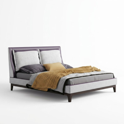 Diseñador italiano de muebles cama doble dormitorio 180x200cm camas