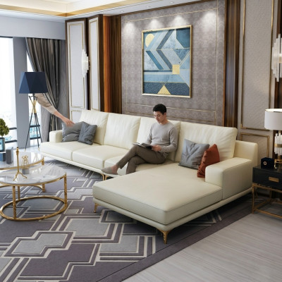 Diseño de sofá tapizado para salón, sofá esquinero, conjunto de sofás tapizados, asiento de sofá