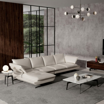 Sofá de esquina Sofá Sofá Acolchado Paisaje de sofás Esquina Decoración Sofás Conjunto en forma de L