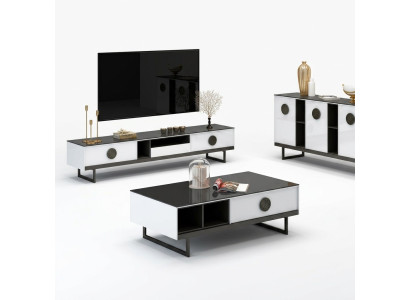 Cómoda + mesa de centro + aparador de RTV nuevo Mobiliario italiano de diseñador